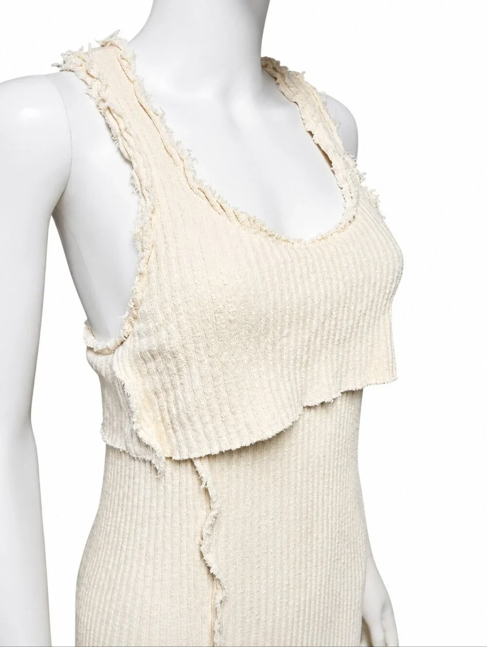 PRFCT NMBR | Knit Midi Dress in Creme ~ Size Small - Picture 5 of 8